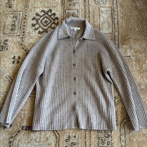 Reformation cashmere cardigan sweater